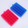 Silicone Ice Cube Tray with Lid, 24 Square Holes for Baby Food, Fruit Puree, Cheese, or Jelly Mold.