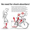 Dispositivo de Suspensión para Sillín de Bicicleta Para MTB Montaña Carretera Bicicleta Amortiguadores Montaje Aleación Acero Muelle Amortiguador Comodidad Ciclismo Piezas
