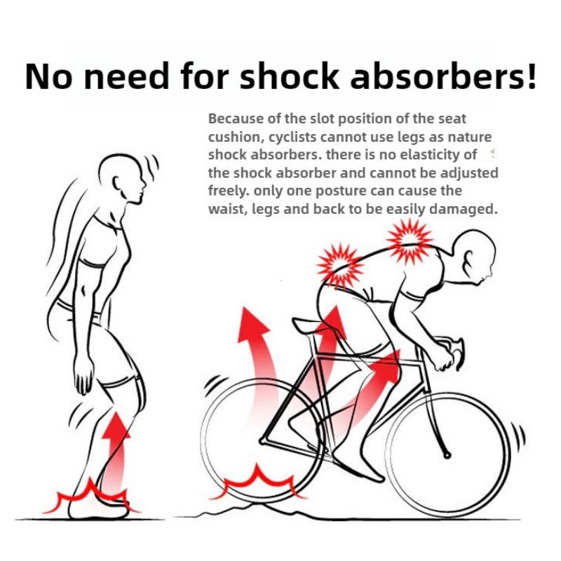 Dispositivo de Suspensión para Sillín de Bicicleta Para MTB Montaña Carretera Bicicleta Amortiguadores Montaje Aleación Acero Muelle Amortiguador Comodidad Ciclismo Piezas