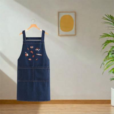 Fashion Retro Apron Artistic Design Korean Workwear Apron Durable Baking Apron  Milk Tea Shop