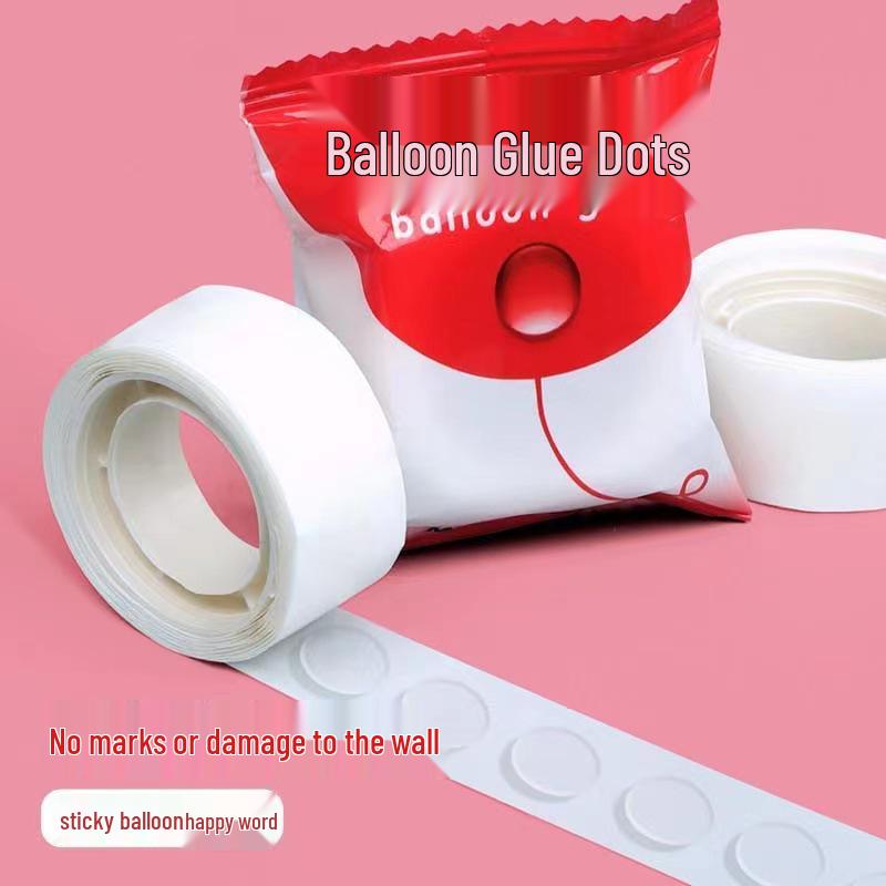 Transparent Double-Sided Balloon Glue Dots – Wall-Friendly Traceless Wedding Decoration Stickers