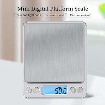 Stainless Steel Kitchen Jewelry Gold Electronics Kitchen Measuring Scales Precision Mini Pocket Digital Scale 3000g Tools Dining