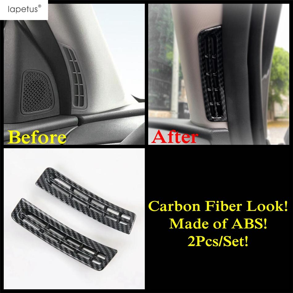 Dashboard Panel / Gear Shift Water Cup Panel / Head Light Cover Trim For Hyundai Tucson NX4  -  Carbon Fiber Accessories
