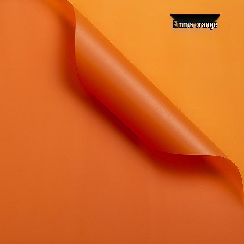 Translucent Waterproof Matte Paper for Florist Bouquets - Korean Solid Color Flower Packaging