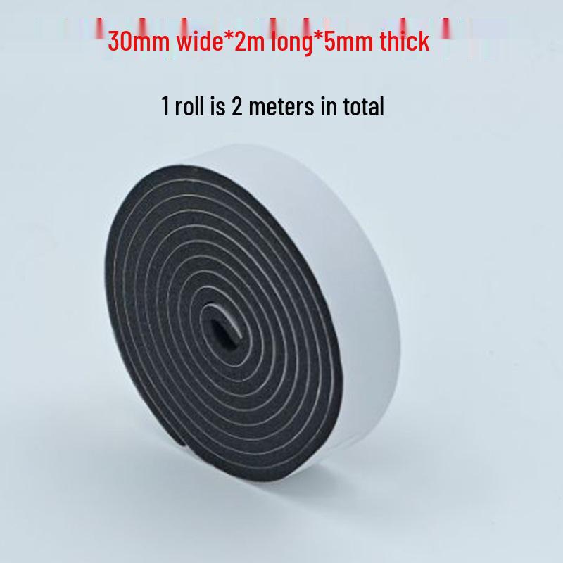Black Self-Adhesive Fire Retardant Foam Tape