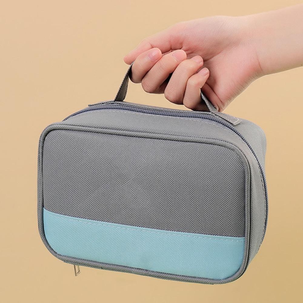 Oxford Cloth Medicine Pouch Large Capacity Medicine Organizer Medicine Storage Case  Travel Home