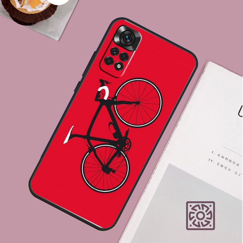 Mountain Bike Cycling Art Phone Case For Xiaomi Redmi Note 13 12 12S 12C 13C 10 10C 9 9C 10S 11S 11 Pro Soft Cover