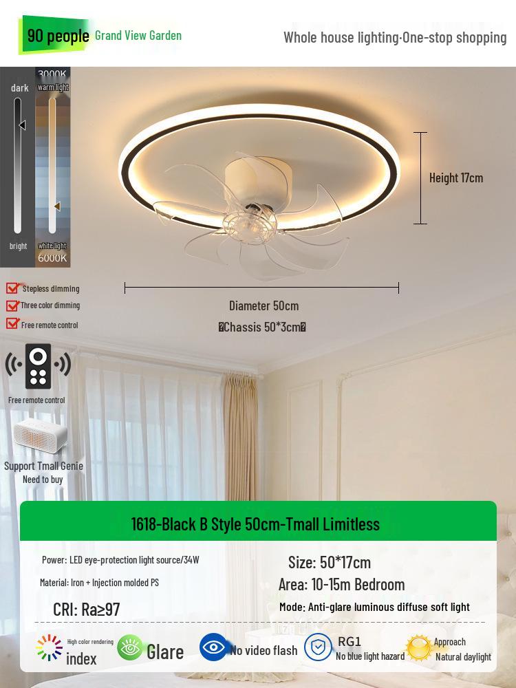 Cloud Lamp for Children's Room - Nordic Ceiling Fan Lamp
