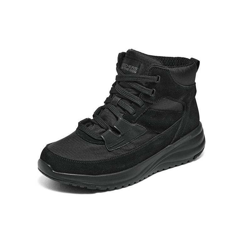 Skechers On The Go Stellar Warm Durable Comfortable Mid-Calf Snow Boots Women Boots Black 144772-BBK