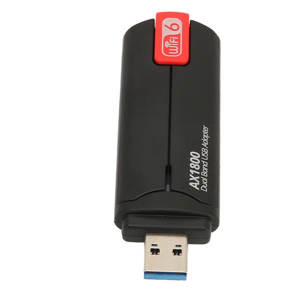 USB WiFi Adapter 1800Mbps Stable Signal USB3.0 MU MIMO Technology WIFI6 Wireless Internet Card for Home Office