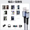 GHNTJAP USB C cable 0.5M/2 pieces set 3A fast charging USB2.0 high speed transfer US B Type U SB A to Prevention of disconnection iPhone 16,