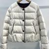 Winter and Winter New Collarless White Duck Down Light Down Jacket Women's Fashion Small Foreign Style Short Coat