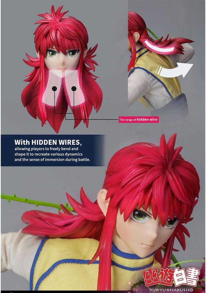 ASMUS TOYS Scale Action Figure Yu Yu Hakusho Kurama YUYU003A Standard Edition 1/6