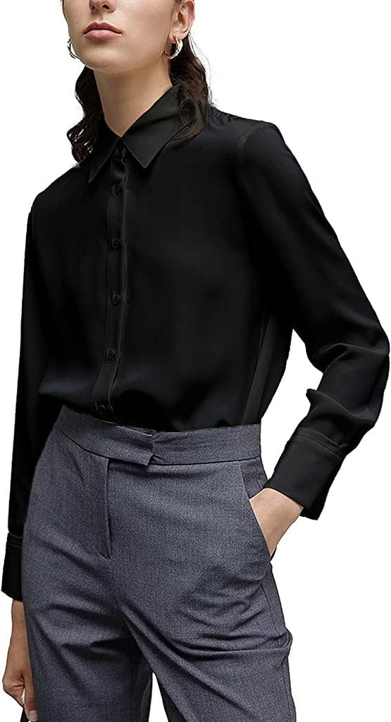 SPRING SEAON Shirt Loose Long Plus Casual Everyday Size L Women's Blouse, Soft, No-Iron, Fit, Sleeve, Sizes, Fashion, Commuting, Wear, Breathable,