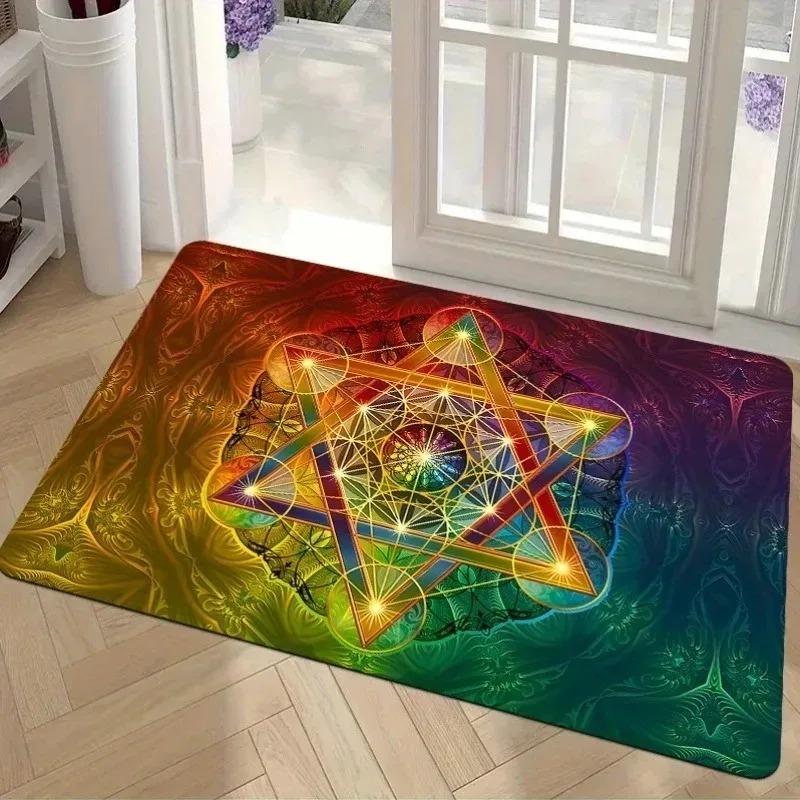 1PC Cute Cats Pattern Door Mats Kitchen Rugs Non-Slip Pop Design Living Room Rugs Bath Mat Carpet for Home Sink Laundry Decor
