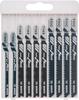 JIGSAW BLADE SET 10 PCS WOOD - B 2607010629