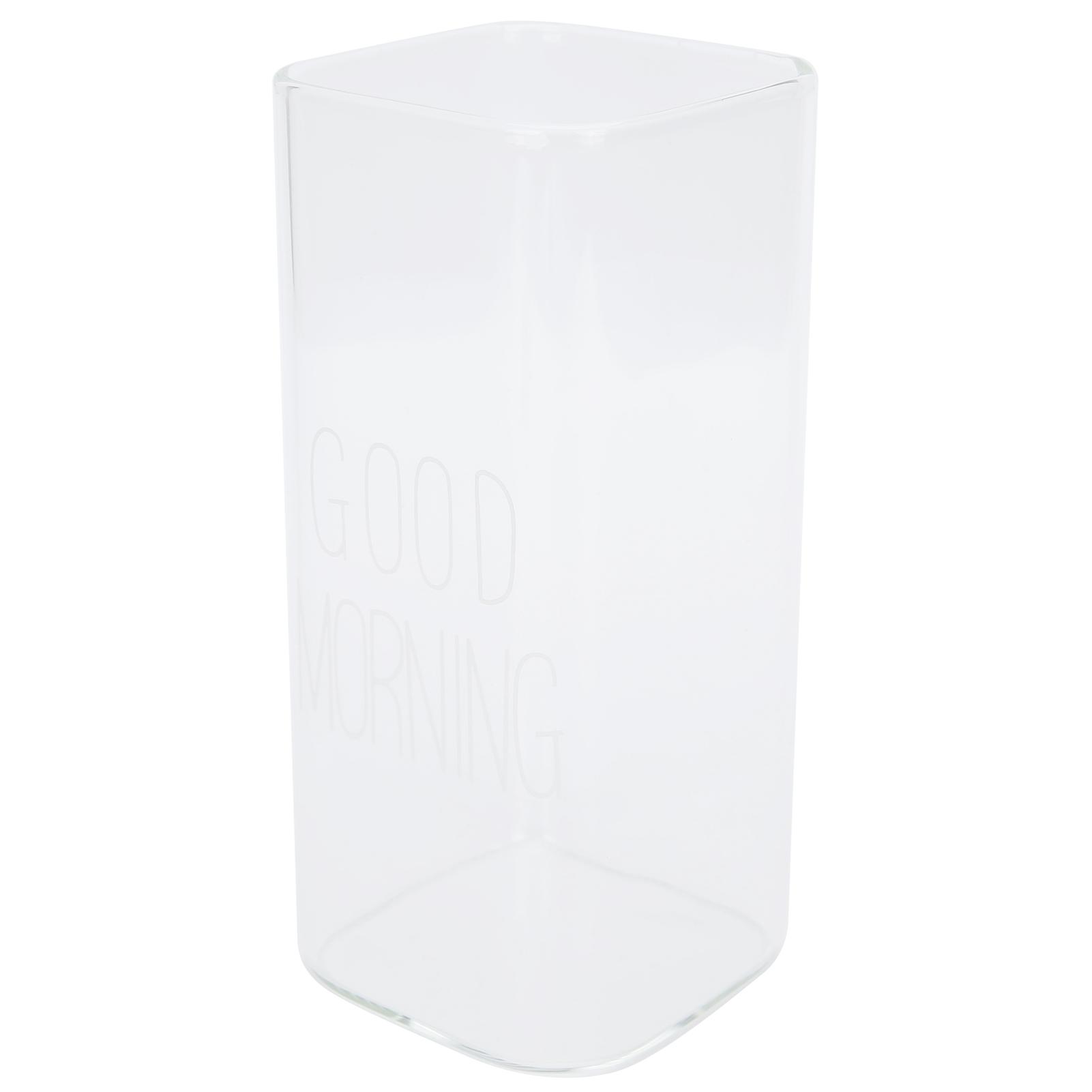 

Transparent Milk Cup Innovative Coffee Mug Tea Drink Glass Drinkware for Home Shop Type 2