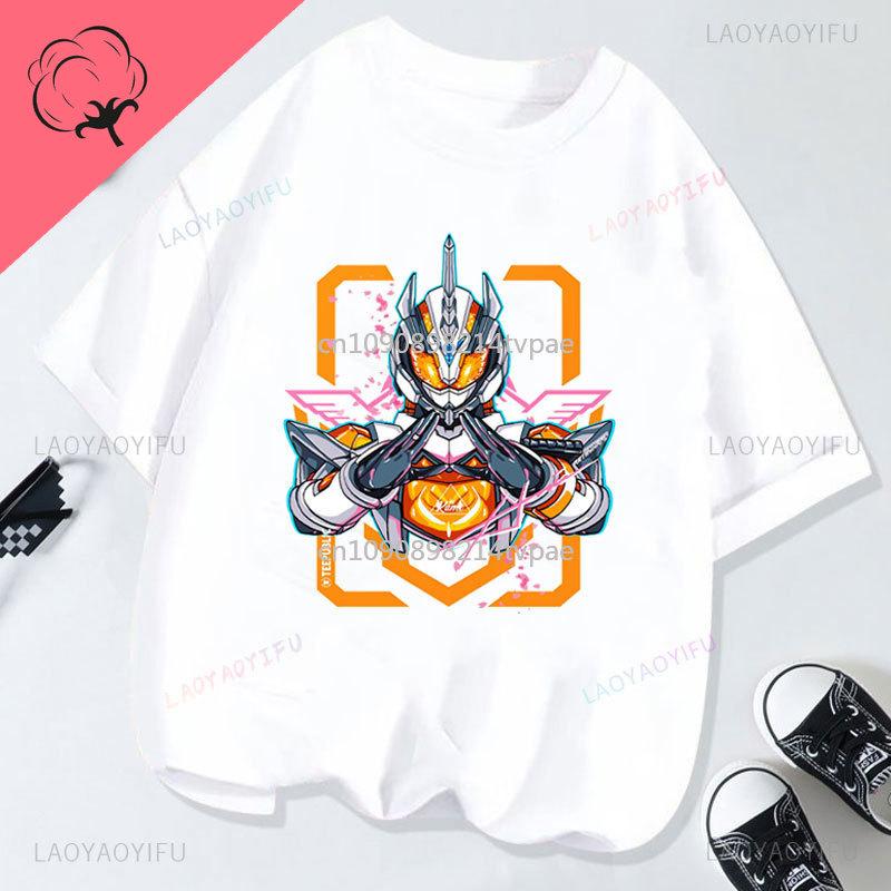 KaUnisex RiderMasked Rider Camiseta Eazan Espada Anime Shirt Personality Cotton New Pattern Printed Tee Cool Cartoon Y2k Clothes
