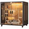 HANDUNYOU Luxury Wooden Cat Villa