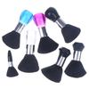 Spazzola Morbida da Parrucchiere Spazzola Nera da Parrucchiere Pulizia Capelli Collo Spolverino Viso Anello Taglio Capelli Pettine per Styling Barba