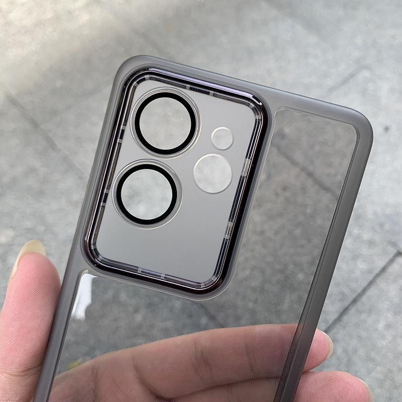 For OPPO Realme GT 6 6T 5 Pro 3 Case Soft TPU Transparent Magnetic Lens Protective Back Cover Case For Realme GT Neo 6 Se 5 3T 3