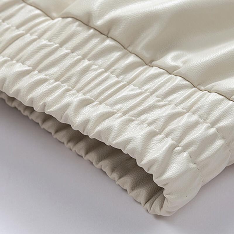 Mao Ren Men's Faux Leather Warm Jacket