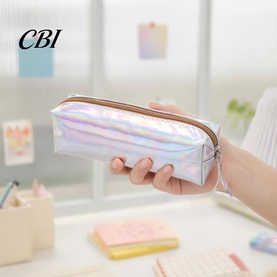 Anti-fouling Pencil Bag Gradient Color Case, Cute Cylindrical Pen Pouch for Case Girls, Waterproof Stationery Students School Supplies