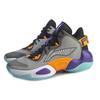 New LiNing Power 6 Cushioning Anti Slip And Wear Resistant Mid Top Basketball Shoes Orange Purple Gray ABAP067-1