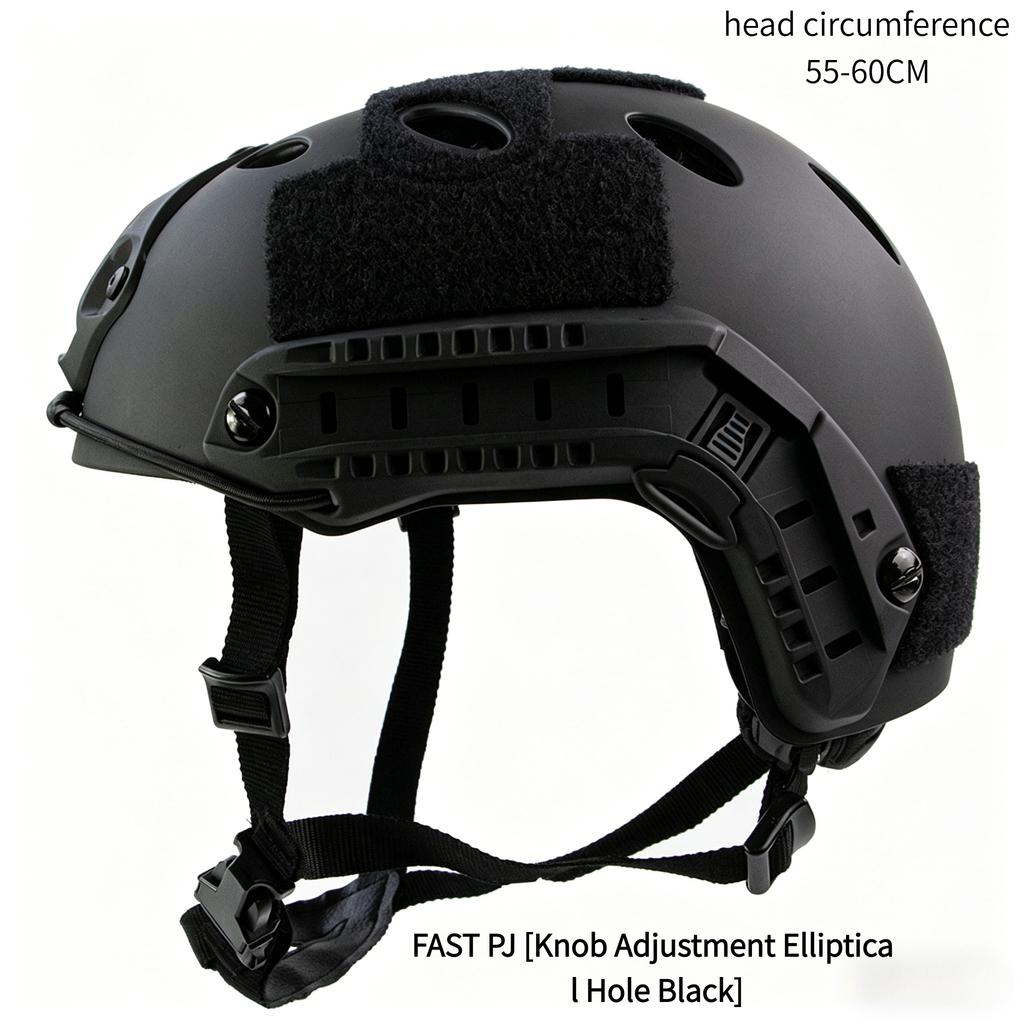 Fast Tactical Helmet, ABS Shell, Adjustable Suspension, 55-60cm Head Circumference, for CS Airsoft, Outdoor Training, Paintball & Cycling