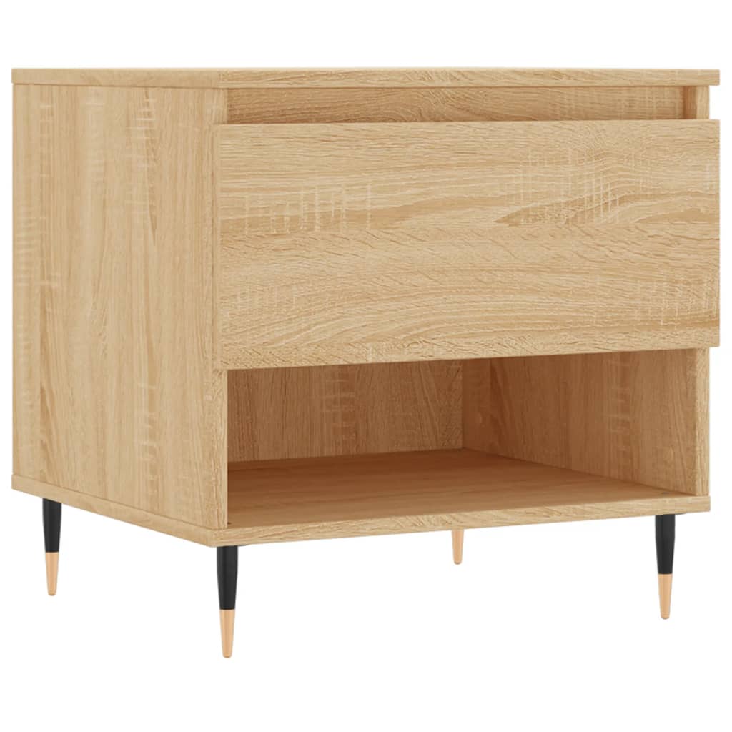  Coffee Tables, 2 Pcs, Sonoma Oak, 50x46x50 Cm