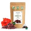 ZYANNA Hibiscus Tea - 40 Pyramid Teabags | Dried Hibiscus Flower Petals | Caffeine-Free Herbal Tea with Tart & Refreshing Flavor | Brew Hot or Ic