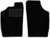 Schwarze Fußmatten für vorne für: Daihatsu Cuore V Schrägheck (1997-2003)