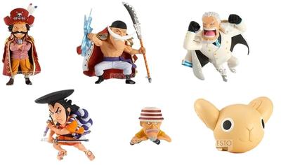 Sběratelská figurka One Piece World WT100 Pamětní originální ilustrace Eiichiro Oda 100 zhlédnutí velkého piráta 10 Sada všech 6 typů Banpresto