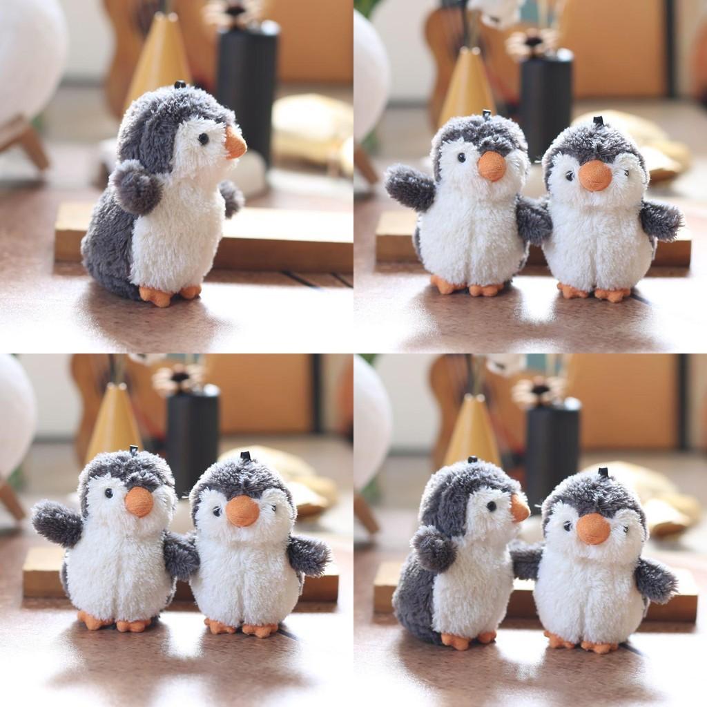 Plush Stuffed Penguin Animal Keychain Backpack Decor Pp Cotton Gift Teens For