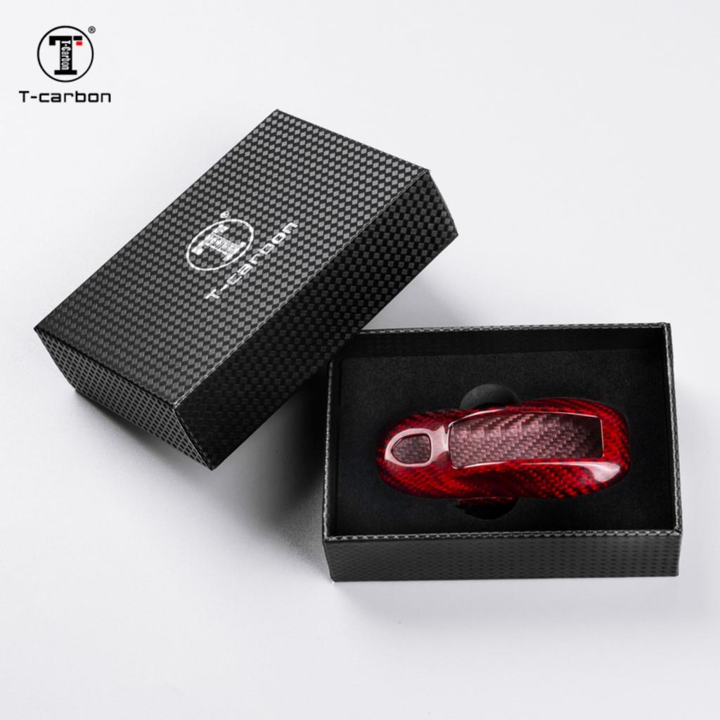 T-carbon Kohlefaser Autoschlüssel Hülle Abdeckung Schale Passend für Porsche 911 Panamera Macan Schlüsselabdeckung Auto Innenzubehör