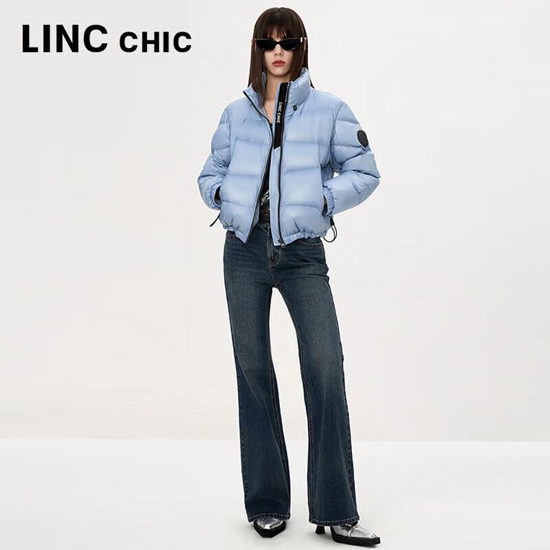 Damen 2024 Herbst/Winter Kurze Stehkragen Puffer Daunenjacke