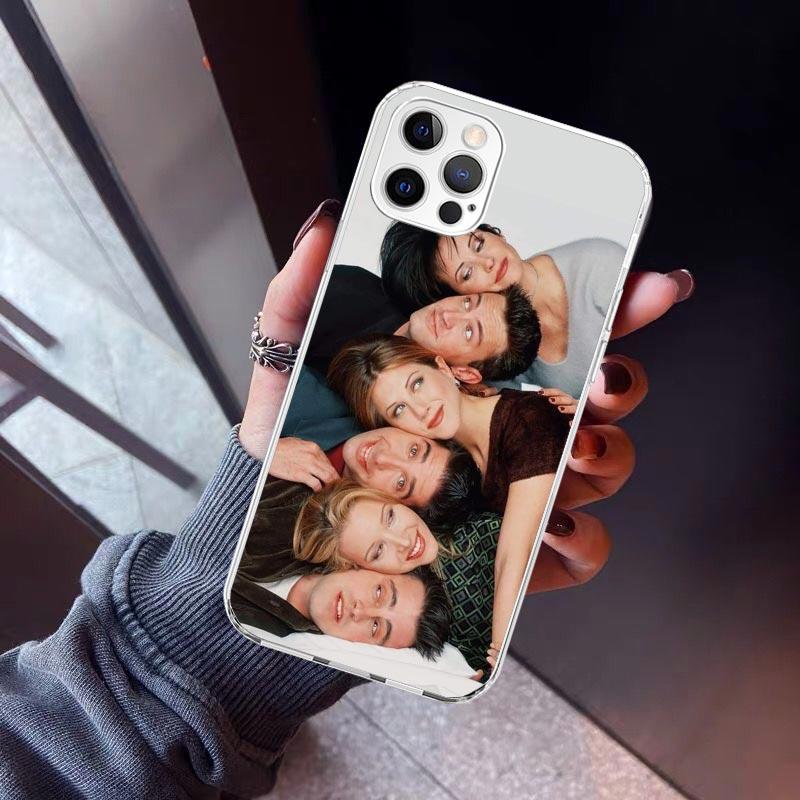 Friends Tv Show Funny Family Phone Case For iPhone 17 Air 16 15 Pro Max 14 Plus 13 Mini 12 11 Cover 7 8 SE Silicone Shell Print