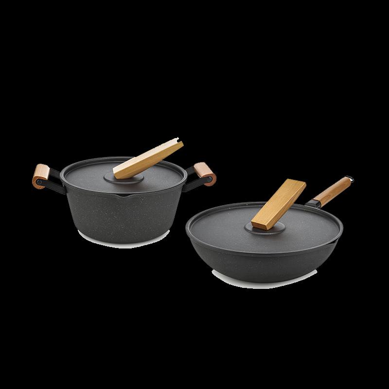 WORLD KITCHEN Refined Iron Non-Stick Cookware Set