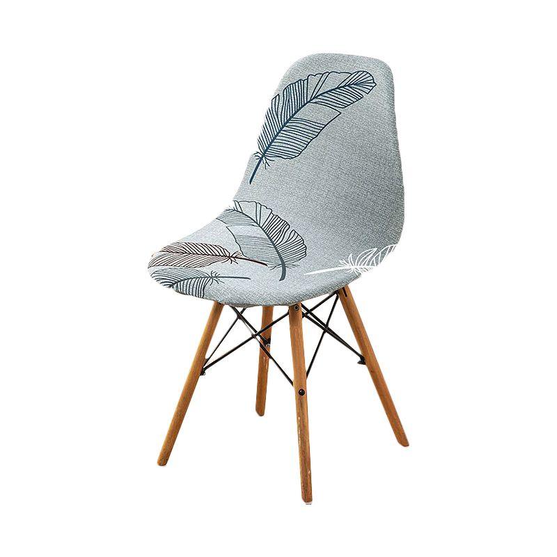 Soft Skinfriendly Removable Slipcover Chair Cover For Modern Home Dining Armless Seat