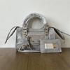 Women's Mini Crossbody Tassel Bag - Medium/Small Size, Motorcycle Style