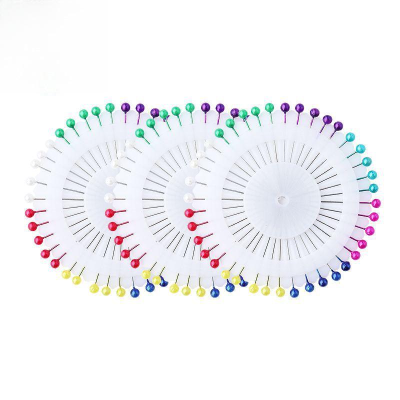 Pearlescent Draping Pins - Colored Tailor's Positioning Needles for Sewing and Shaping