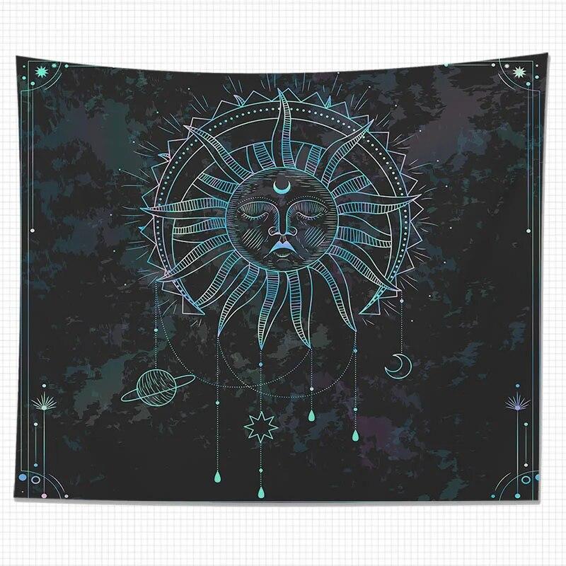 Tapiserie Zeul Soarelui Artă Totem de perete Decorare Acasă Sufragerie Agățat Pânză de fundal