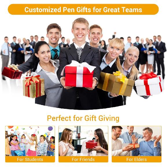 15 Pack pirational Pens - Motivational Ballpoint Pens Bulk with Quotes Stylus Tip Black Ink, Funny Pens for Coworkers School Office Supplies, Black