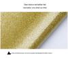 Non-Shedding Soft Glitter PU Leather Fabric Mirror Finish