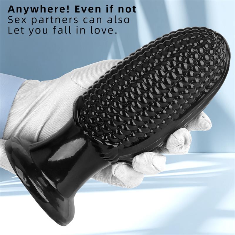 Black Corn Penis Anal Plug Vegetable Penis Simulated Large Dildo Female Masturbation Device Adult Products