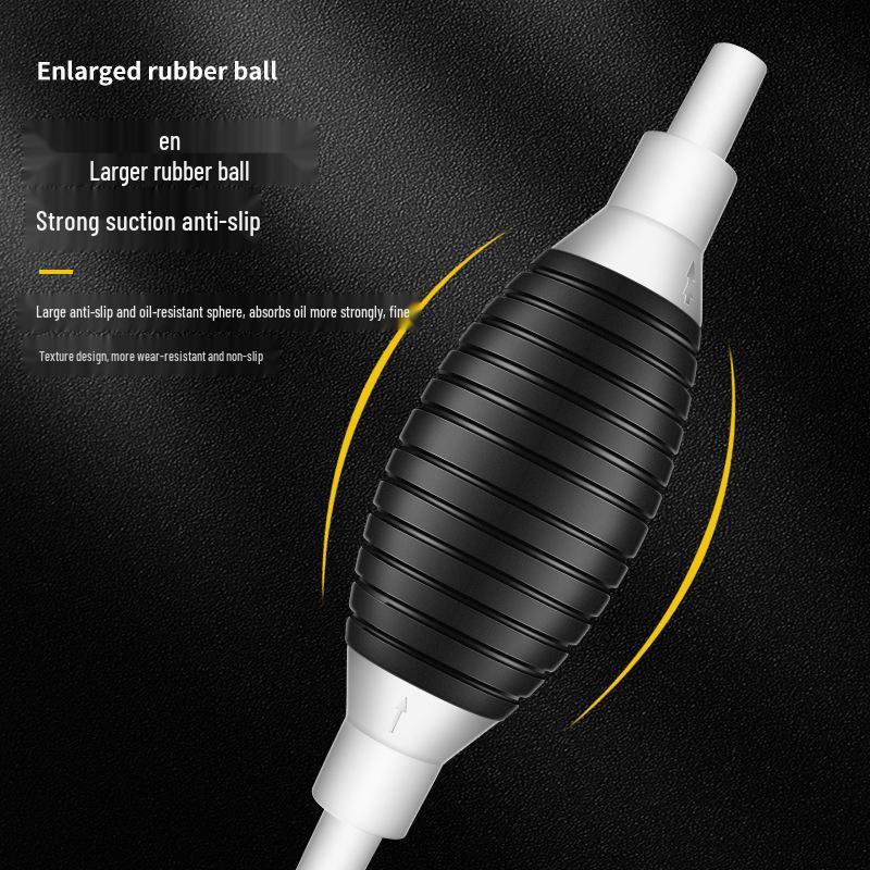 Manual Oil and Water Siphon Pump - Car Emergency Extractor with Suction Hose