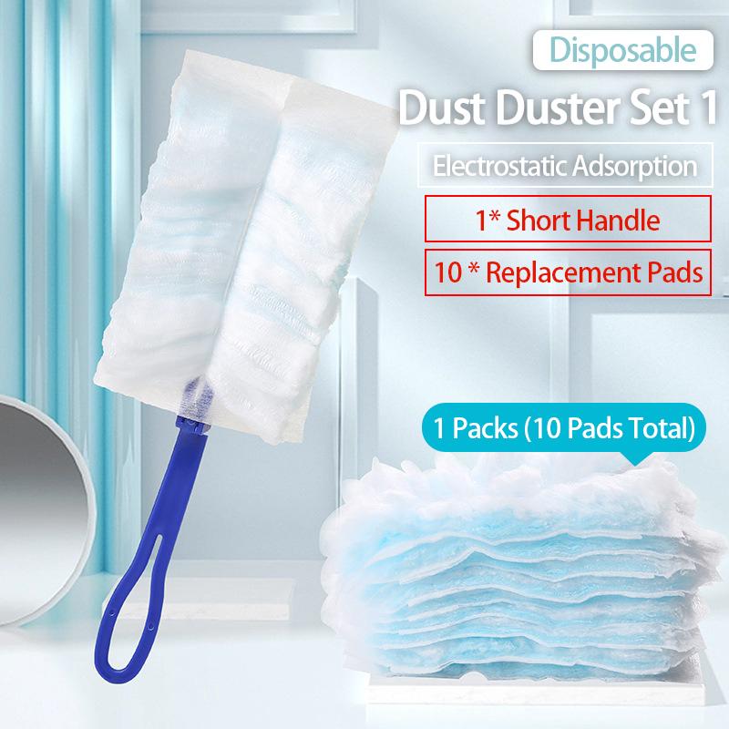 Disposable Duster Refills 10/40pcs Replacement Heads Dust Swiffer Clean for Cleaning Home Blinds Tool Sweeper Dust Hair CCD002