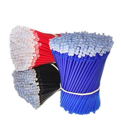 100 Pcs/set Erasable Gel Pen Refill Blue Black and Red Easy-to-erase Pen Refill Water Pen Quick-drying Erasable Pen Refill