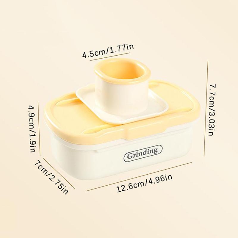 Garlic Cutter Manual Cucumber Slicer Stainless Steel Multifunctional Kitchen Gadget Compact Garlic Mincer Ginger Grater