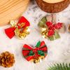 Linen Bow Pendant Mini Bell Christmas Tree Ornament